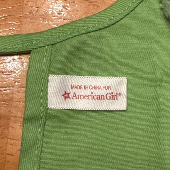 American Girl Doll Clothes Science Lab Green Apron - Picture 4 of 7